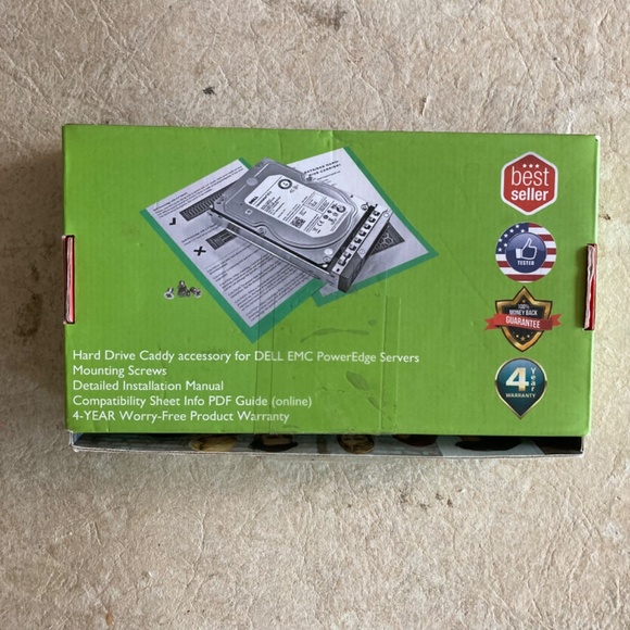 Hard Drive Caddy for Dell, EMC PowerEdge Servers New - Picture 2 of 4